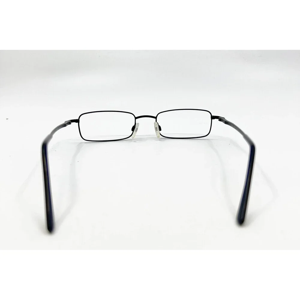 RE Elite Eyeglasses Frames Mens Black Rectangle Metal 50-19-145 37496